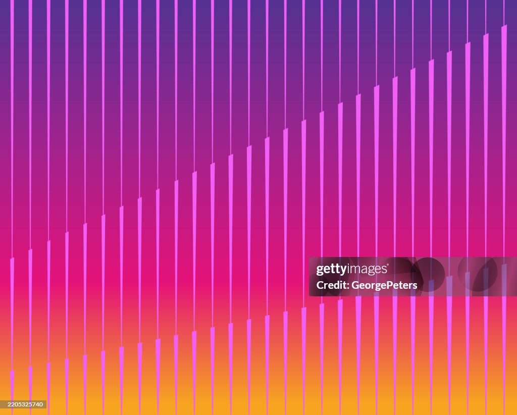 Bar Graph With Slanted Horizontal Bars High-Res Vector Graphic - Getty ...