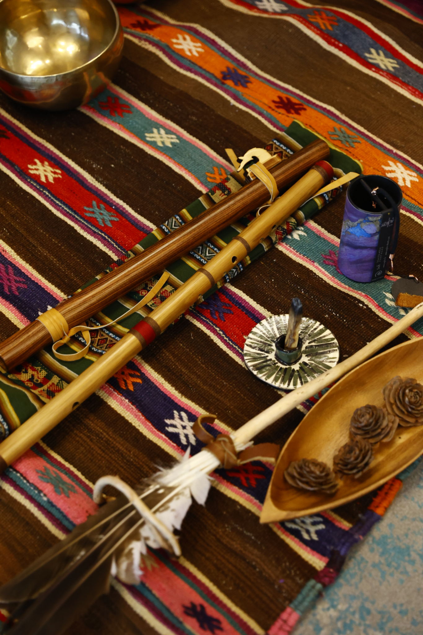 Sound Healing Instruments – Deep Gong Meditation Stock Photo Sound Healing Instruments – Deep Gong Meditation Stock Photo