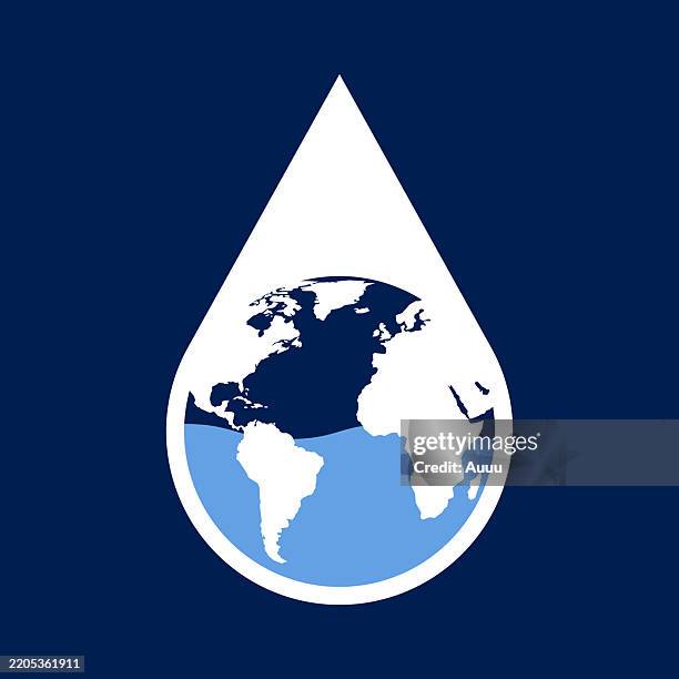world water day concept - world water day stock illustrations