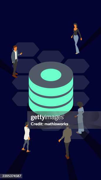 healthcare data - medical office manager stock illustrations