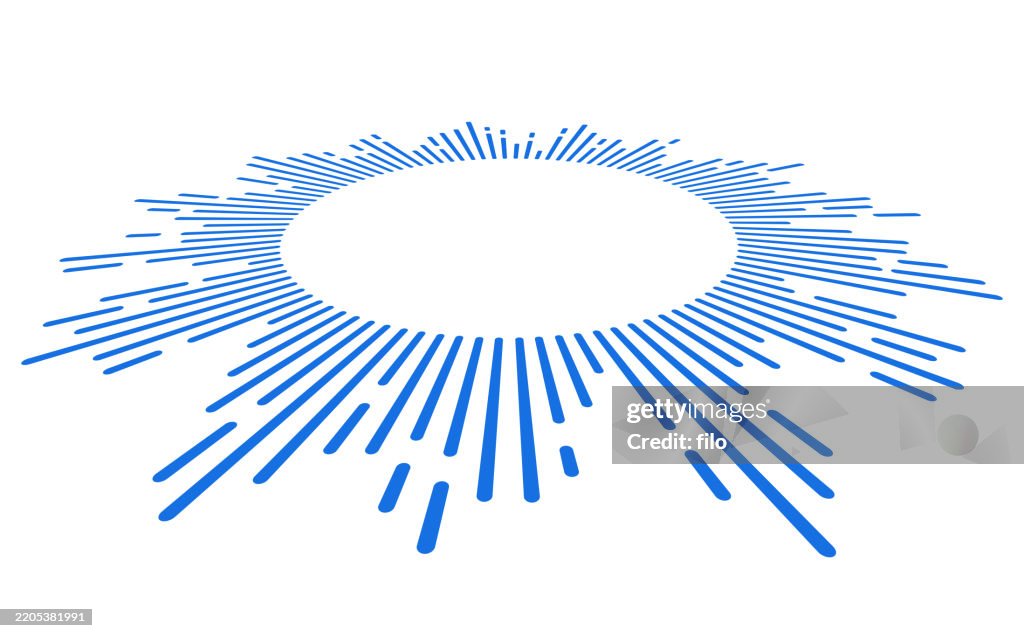 Modern Designs Rays Rays Burst Perspective Blast Modern Design Element Circle Background ...