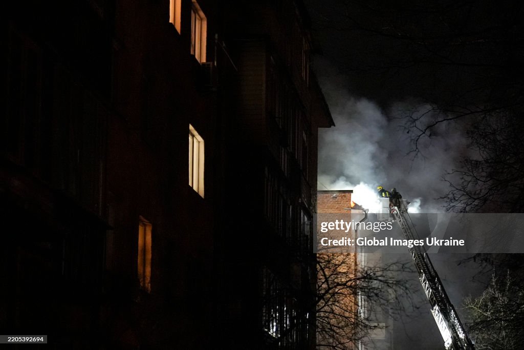 Russian Drones Attack Residential Districts In Chernihiv