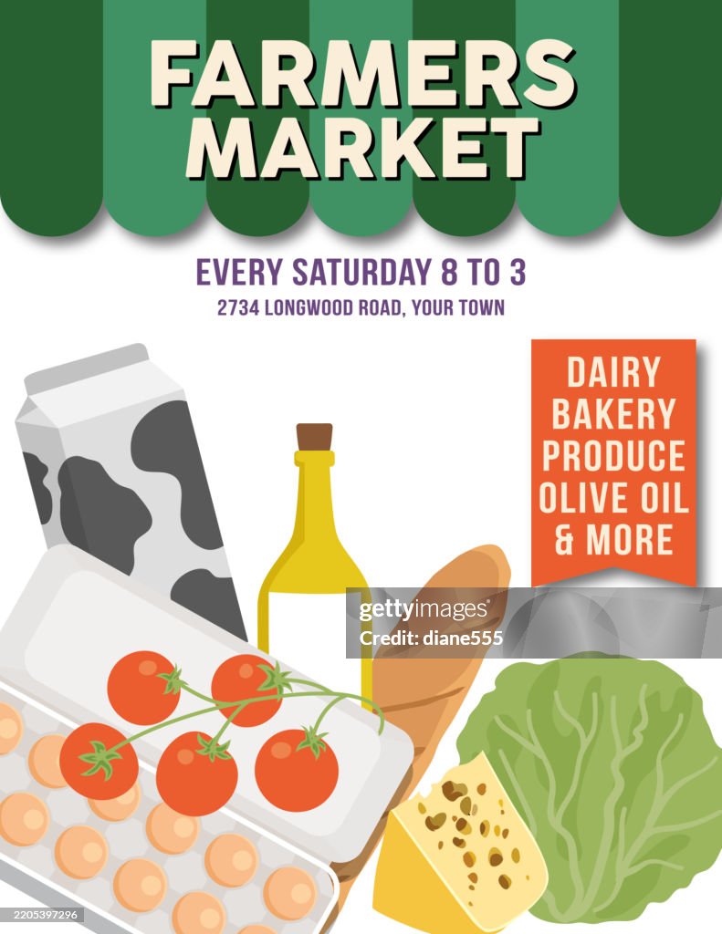 Farmers Market Poster Template