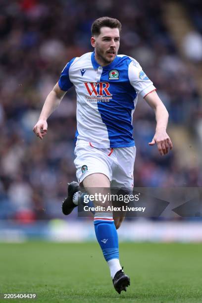 Joe Rankin-Costello of Blackburn Rovers during the Sky Bet Championship match between Blackburn Rovers FC and Cardiff City FC at Ewood Park on March...