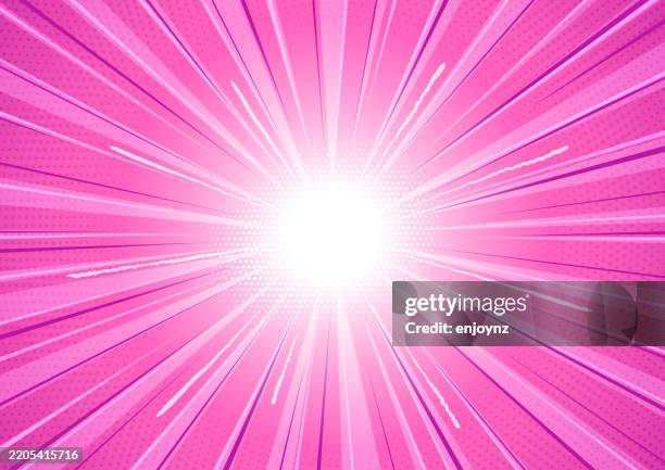 Pink Exploding Star 707 Pink Starburst Background High Res Illustrations - Getty Images