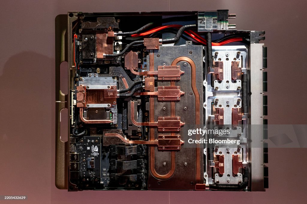 Gpu Core Inside The Nvidia Cyber NVLink Switch Blade during the Nvidia GPU Technology ...