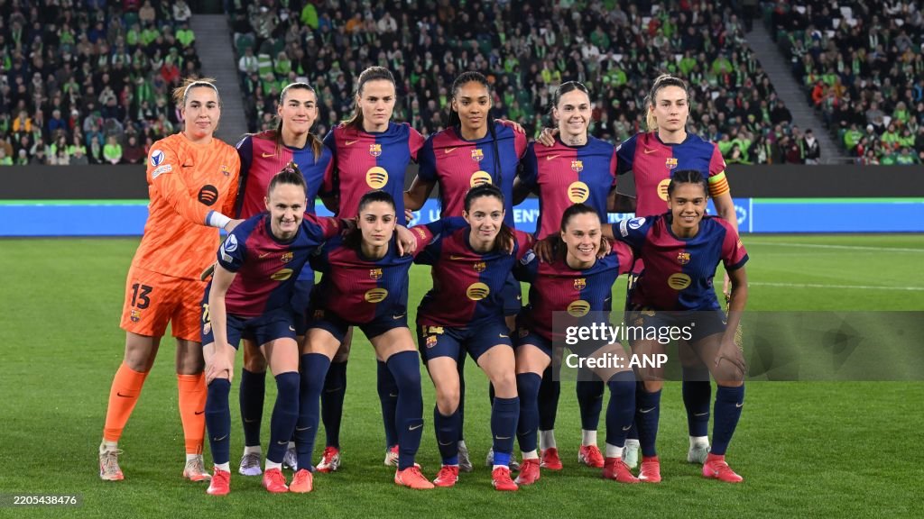 Women's UEFA Champions League Quarter finalVFL Wolfsburg women - FC Barcelona women