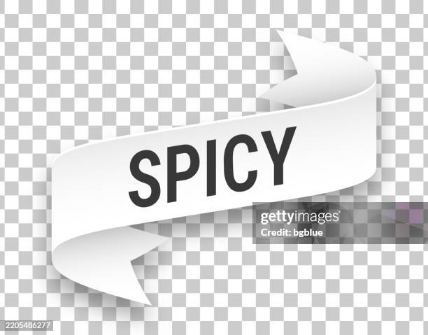 spicy - 3d banner on transparent background - dipping sauce stock illustrations