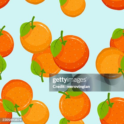 Orange seamless pattern Orange seamless pattern