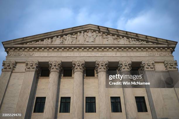 The U.S. Supreme Court is shown March 17, 2025 in Washington, DC. The Trump administration defied a federal judge's court order this past weekend in...