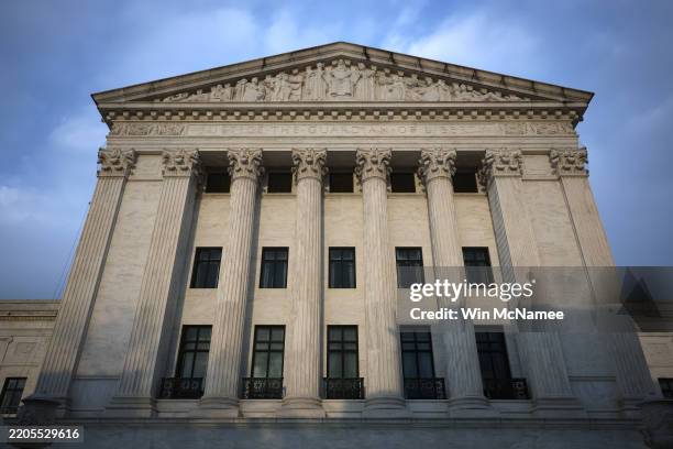 The U.S. Supreme Court is shown March 17, 2025 in Washington, DC. The Trump administration defied a federal judge's court order this past weekend in...