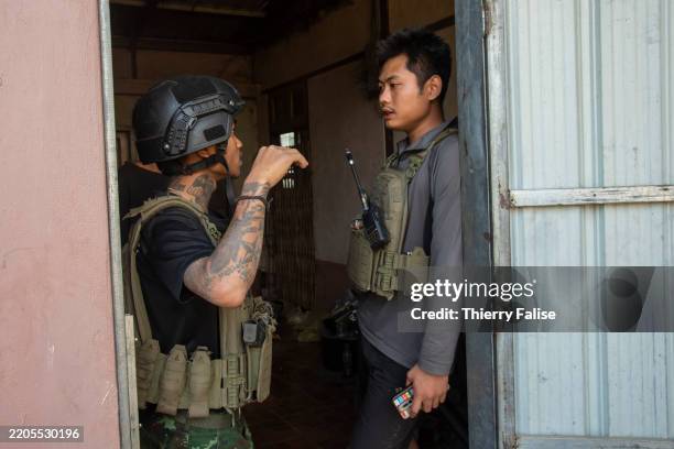 Kndf Soldiers from the Karenni Nationalities Defence Force , a main armed ...