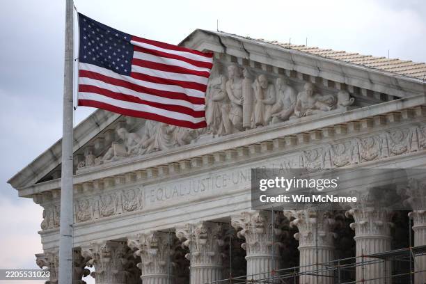 The U.S. Supreme Court is shown March 17, 2025 in Washington, DC. The Trump administration defied a federal judge's court order this past weekend in...