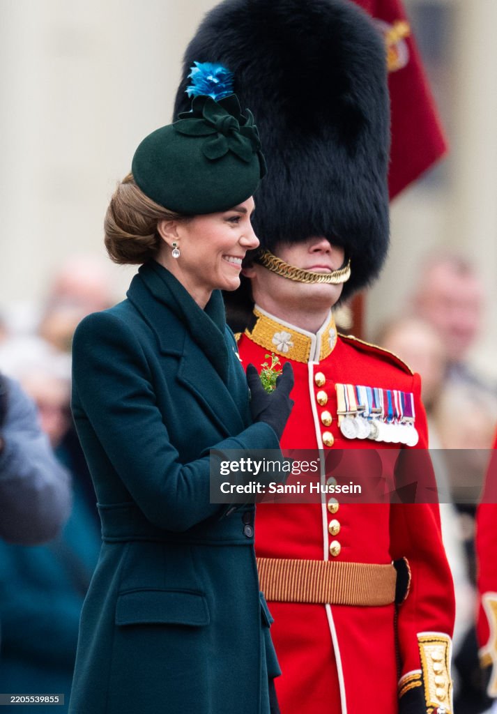 Ufe Guard Catherine, Princess of Wales attends the 2025 Irish Guard's St.... News ...