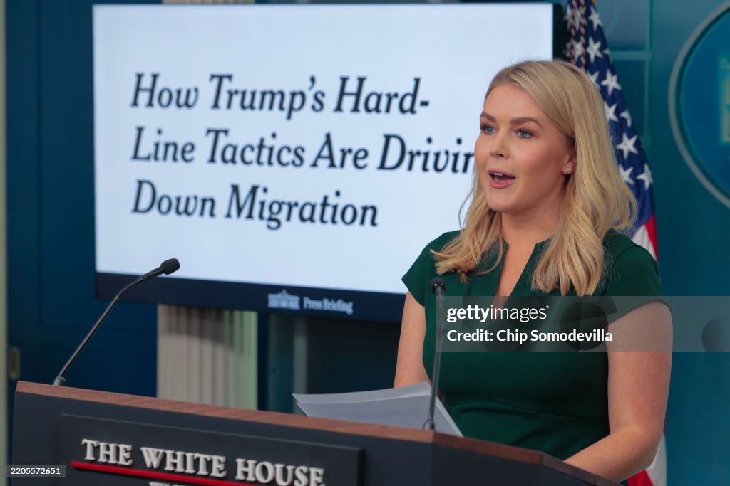 White House Press Secretary Karoline Leavitt Holds Press Briefing