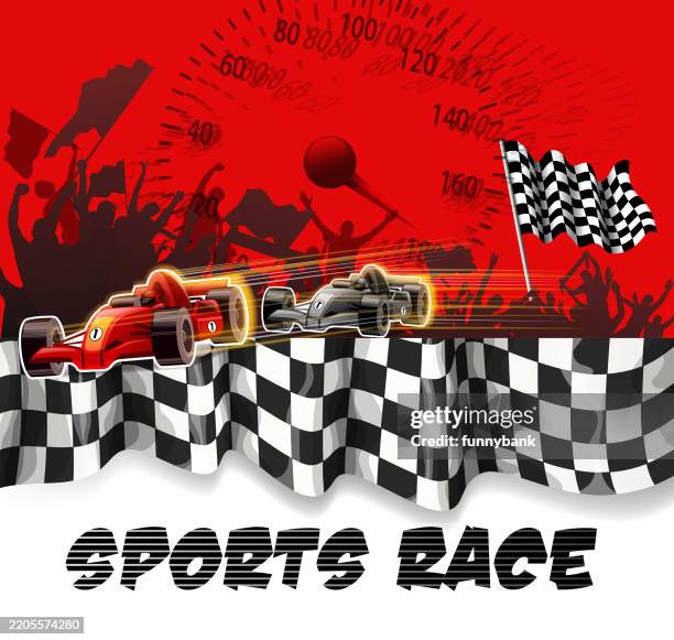 First Racing High-Res Vector Graphic - Getty Images