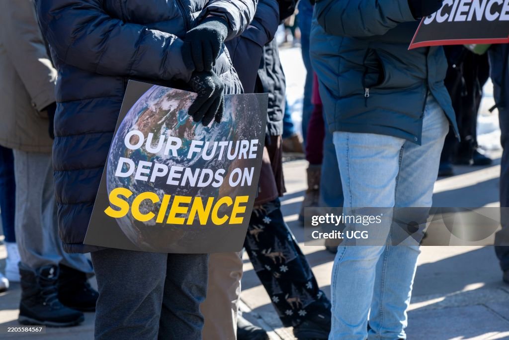 Stand up for science rally at the capitol in Minnesota.