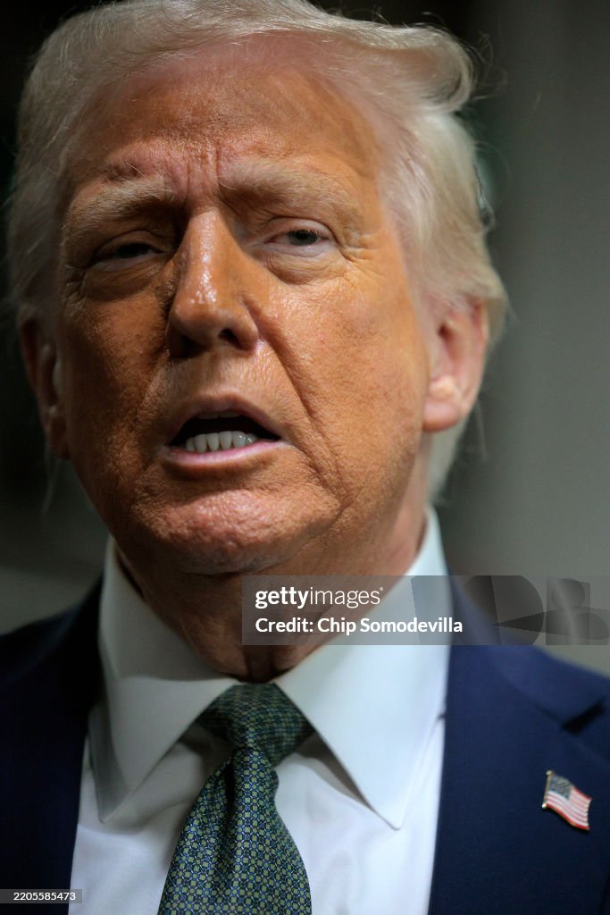 President Trump Participates In A Kennedy Center Board Meeting And Tour