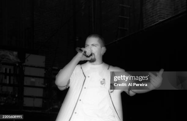 Everlast and the Hip-Hop group House of Pain performs at The Ritz on June 17, 1992 in New York City.