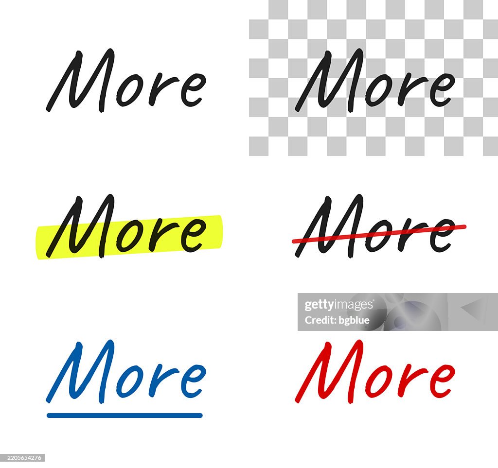 More Handwritten Text Highlighted Crossed Out Underlined On Blank ...