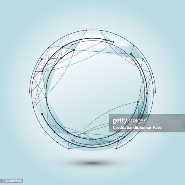 circuit board style of abstract circular electronics background pattern. - new computer system stock illustrations