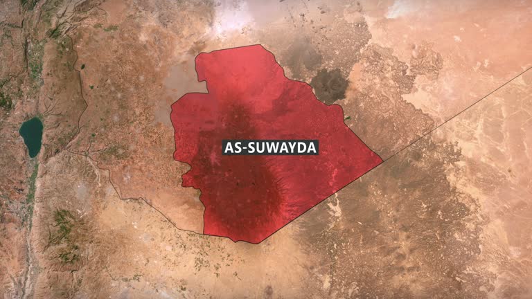 Suweida Map 291 Asia And Middle East Map Stock Videos, Footage, & 4K Video Clips ...