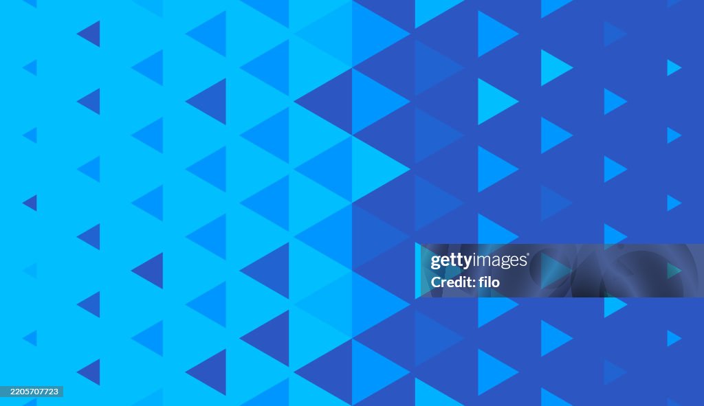 Seamless Transition Gradient Triangle Shape Textured Background