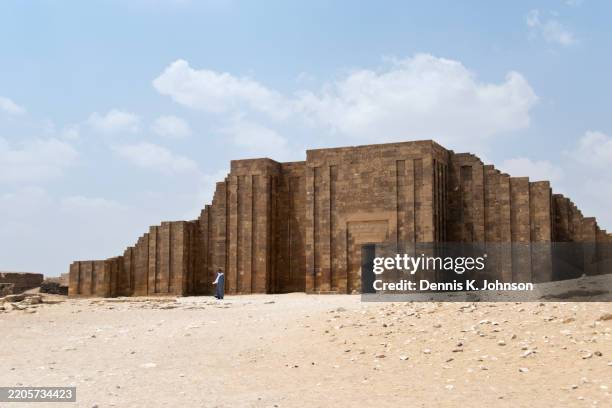entrance to saqqara necropolis, egypt - ancient memphis stock pictures, royalty-free photos & images