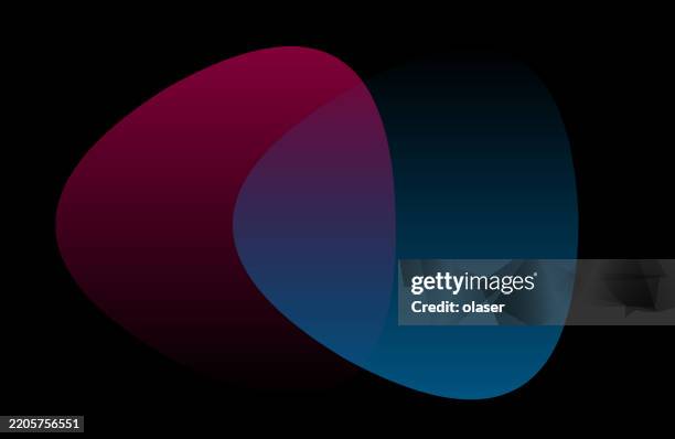 Two Overlapping Shapes In Dark Colors Create A Modern Fluid Design On A ...