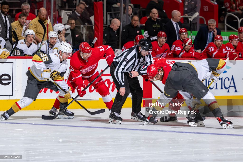 Vegas Golden Knights v Detroit Red Wings