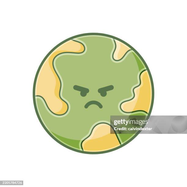 illustrations, cliparts, dessins animés et icônes de planet earth emoji - simple world map cartoon