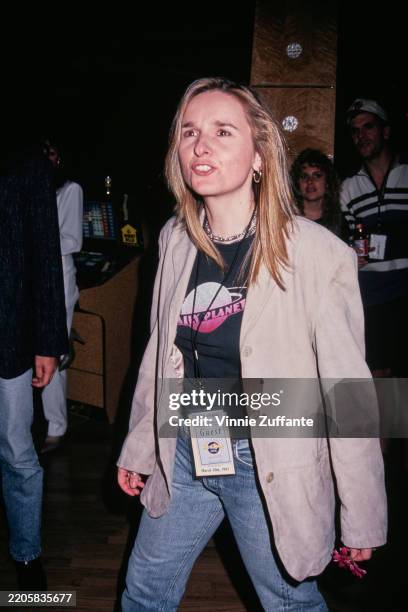 American singer Melissa Etheridge attends the Hard Rock Hotel & Casino Las Vegas Grand Opening Party Hosted by Peter Morton at Hard Rock Hotel &...