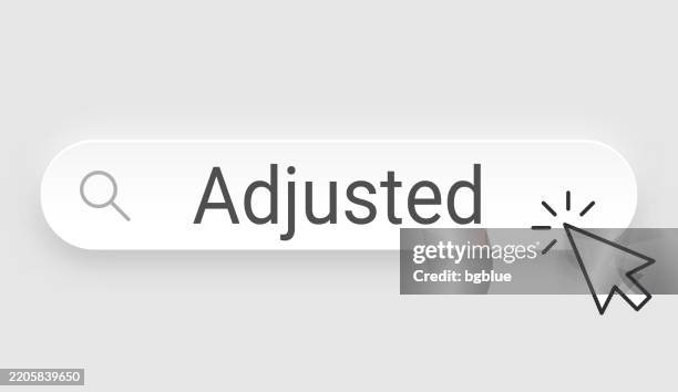 adjusted - search bar with cursor on blank background - adaptable stock illustrations