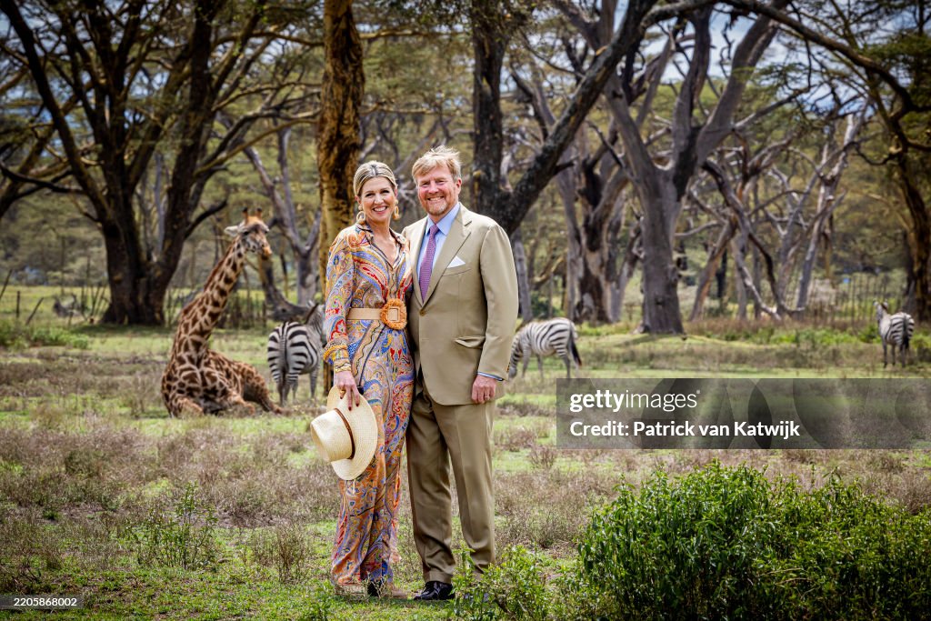 King Willem-Alexander Of The Netherlands & Queen Maxima Of The Netherlands - State Visit To Kenya - Day Two