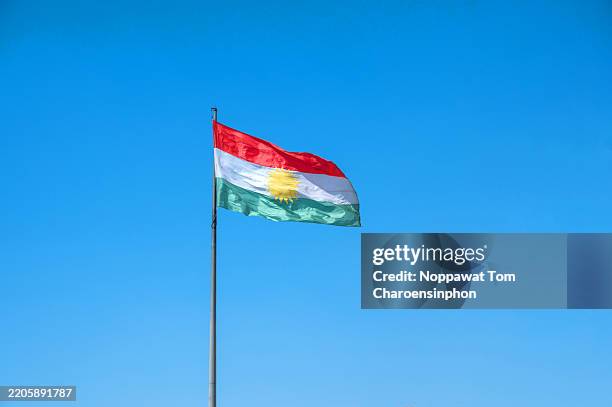 kurdish flag - iraq post stock pictures, royalty-free photos & images