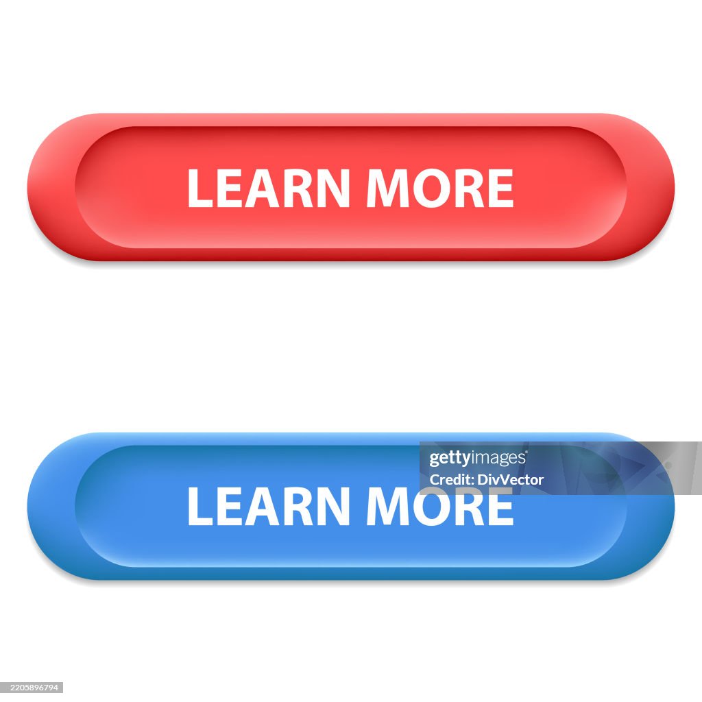 Master Learning Button Learn More Button Design High-Res Vector Graphic - Getty Images