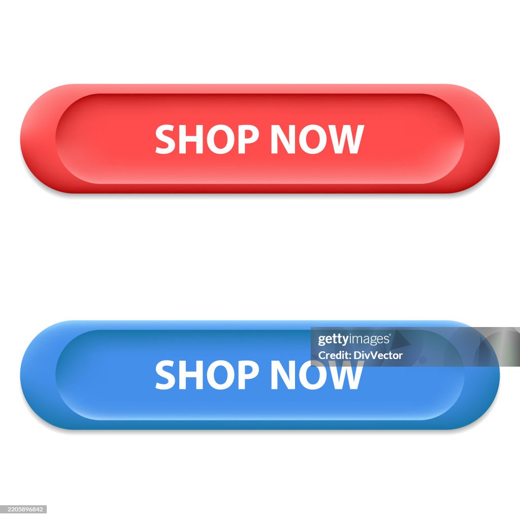 Shop Now Button Design High-Res Vector Graphic - Getty Images