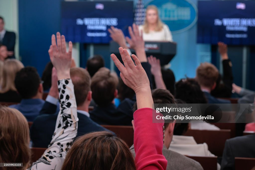 Press Secretary Karoline Leavitt Holds White House Media Briefing