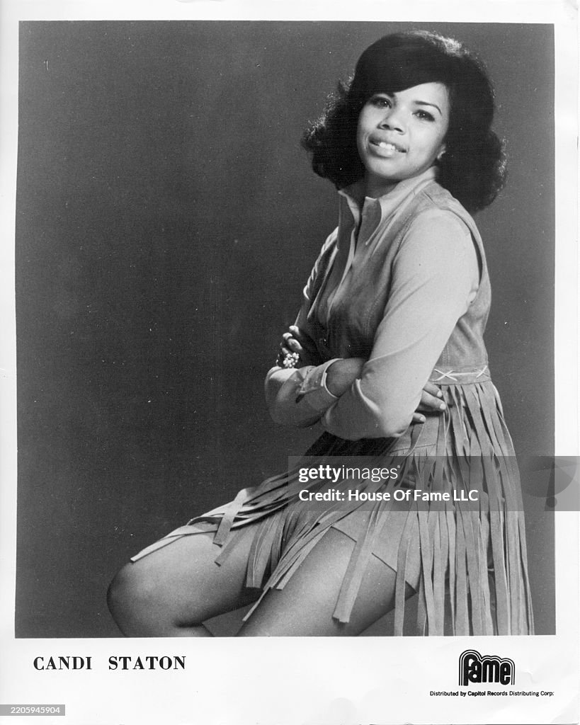 Staton Singer Candi Staton poses for a photo Circa 1972 in Muscle Shoals ...