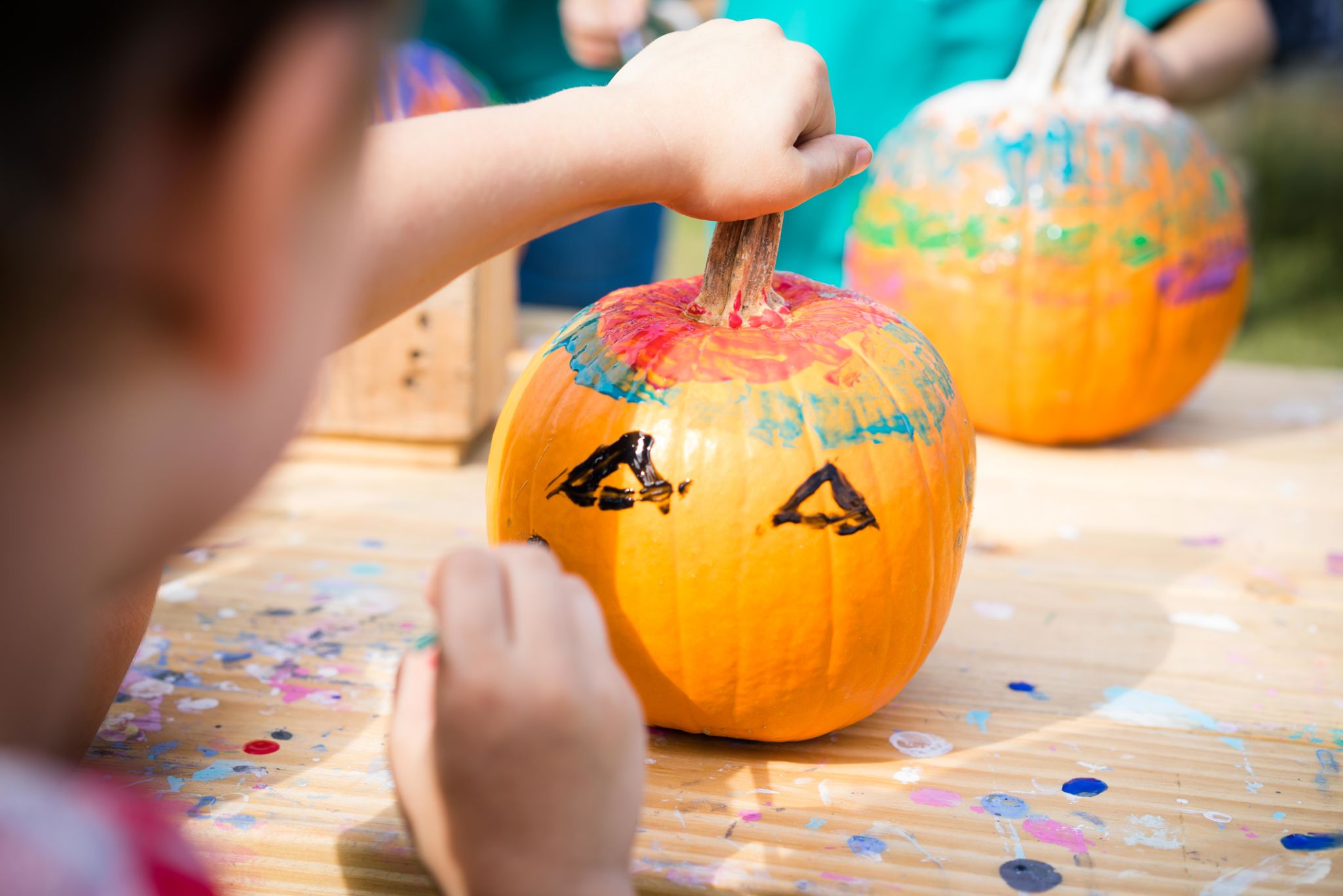 painted pumpkins