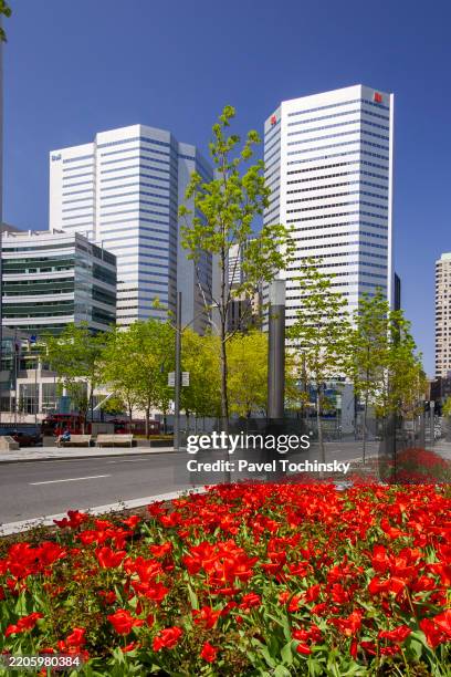 montreal, quebec – 700 de la gauchetière tower, designed by sylvia gottwald-thapar - isla de montreal fotografías e imágenes de stock
