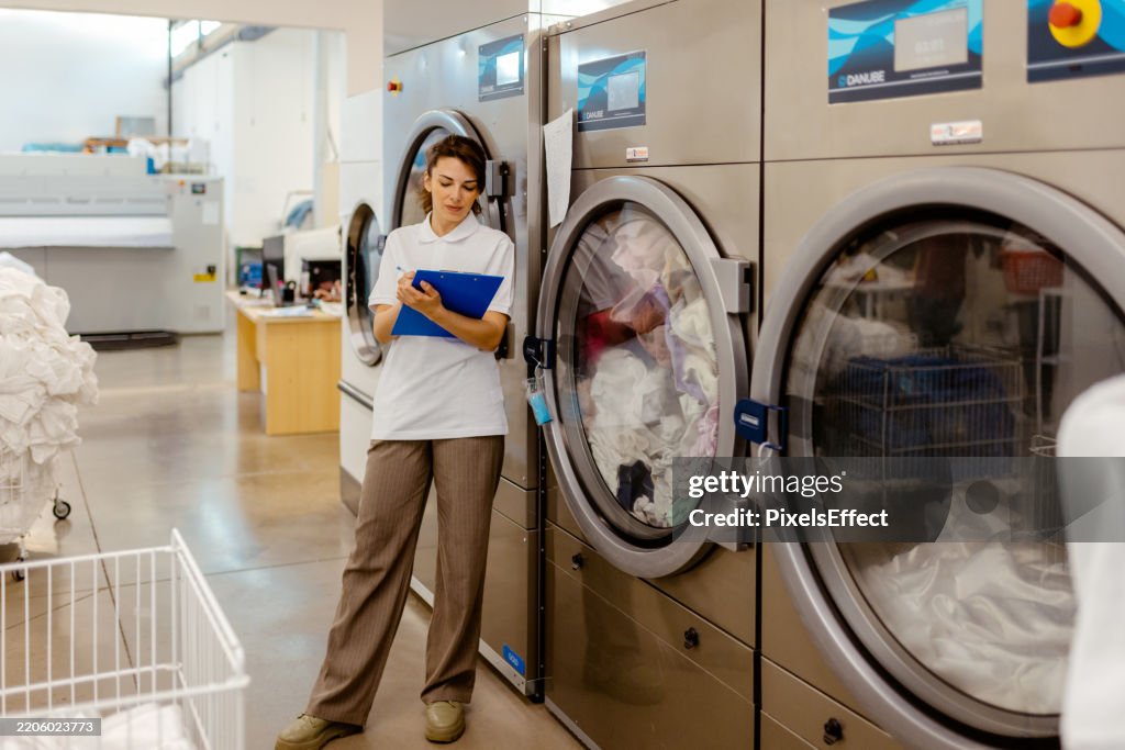 Laundry Service Owner: Confident and Hardworking