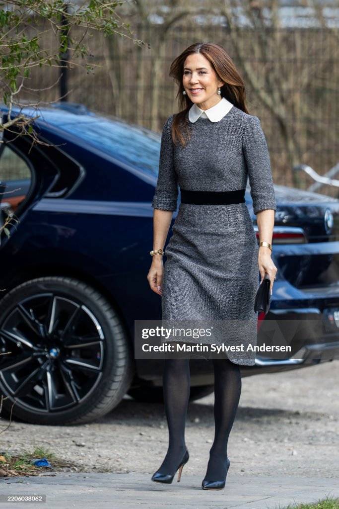 Queen Mary Of Denmark Participates In Realdania's Conference Our Quality of Life