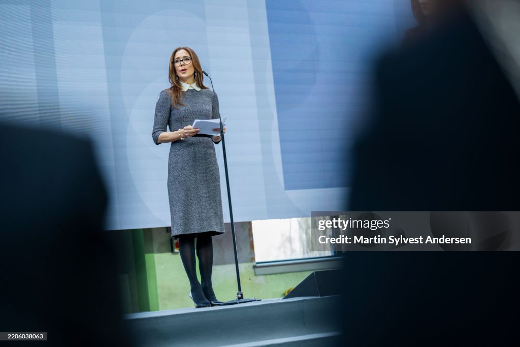 Queen Mary Of Denmark Participates In Realdania's Conference Our Quality of Life