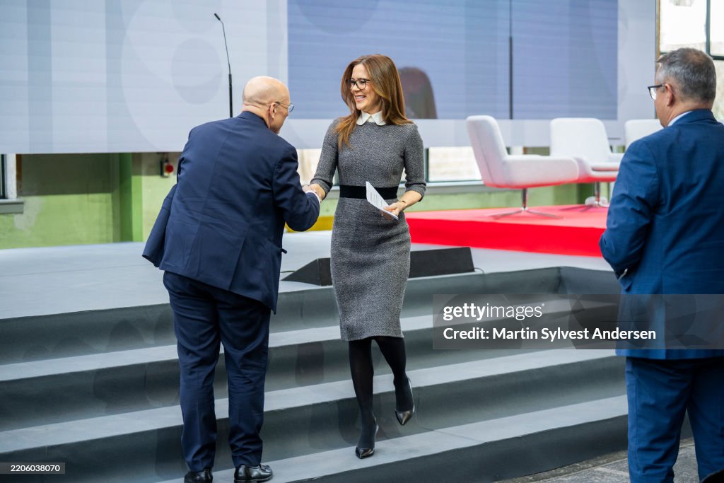 Queen Mary Of Denmark Participates In Realdania's Conference Our Quality of Life