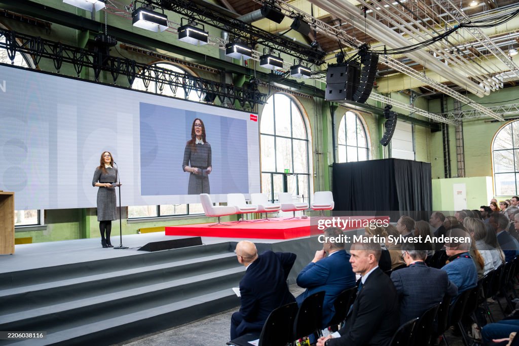 Queen Mary Of Denmark Participates In Realdania's Conference Our Quality of Life