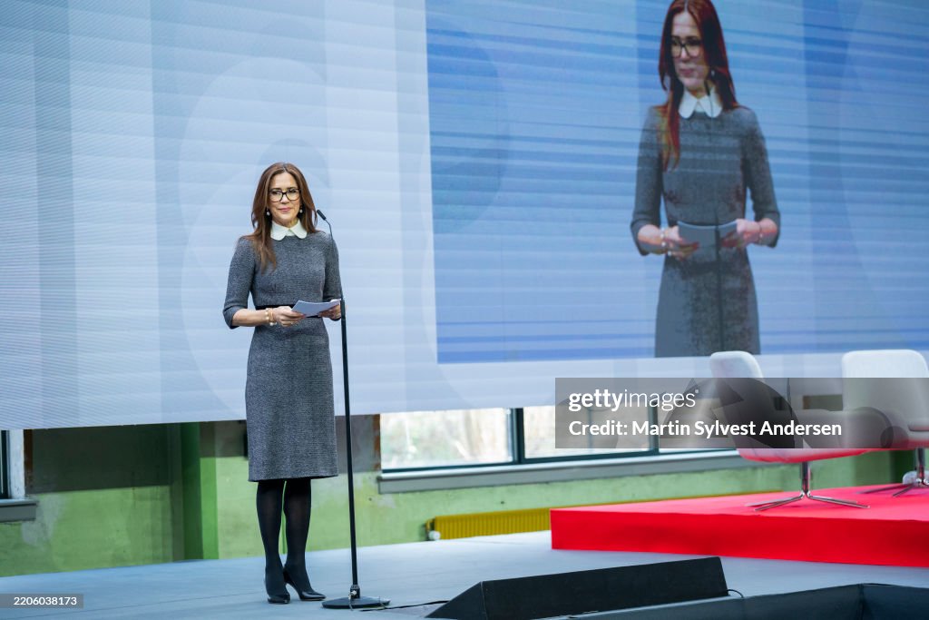 Queen Mary Of Denmark Participates In Realdania's Conference Our Quality of Life