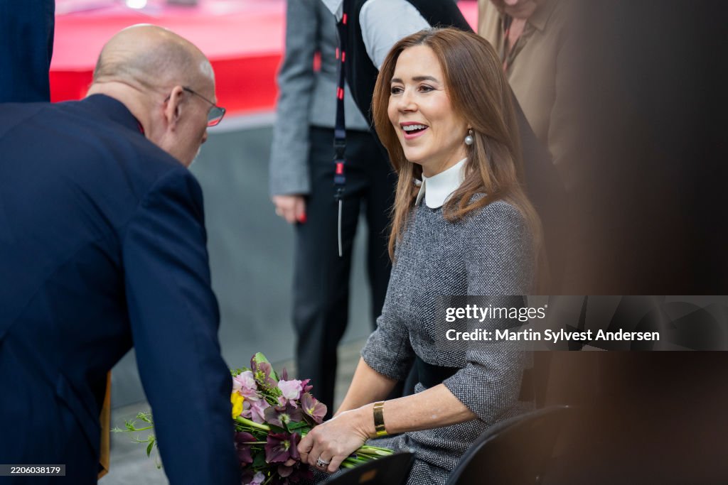 Queen Mary Of Denmark Participates In Realdania's Conference Our Quality of Life