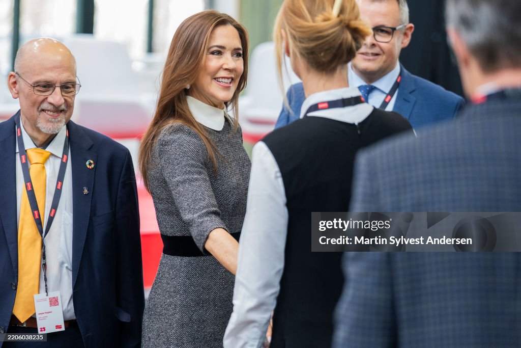 Queen Mary Of Denmark Participates In Realdania's Conference Our Quality of Life
