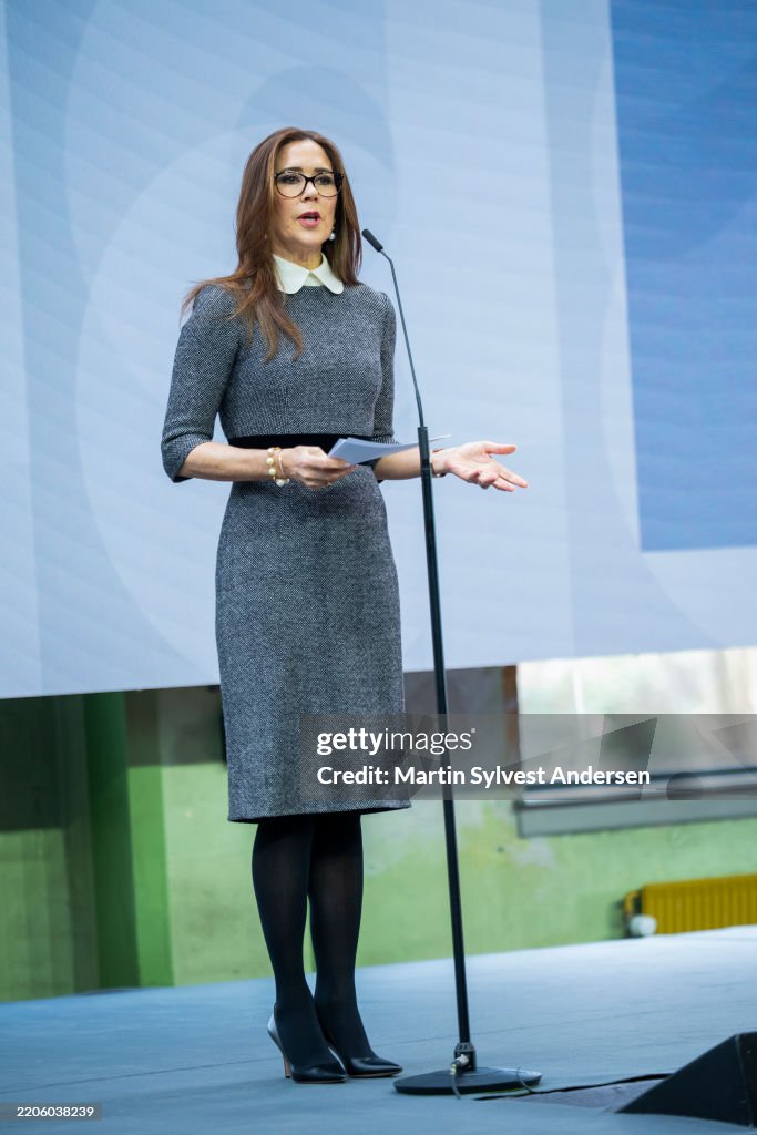 Queen Mary Of Denmark Participates In Realdania's Conference Our Quality of Life